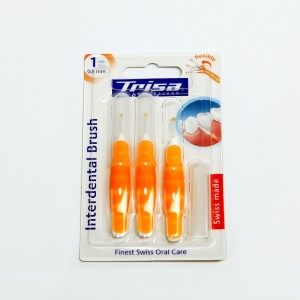 مسواک بین‌دندانی تریزا (Trisa) سایز 0.8 میلی‌متر – بسته 4 عددی