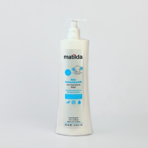 لوسیون مرطوب‌کننده کودک ماتیلدا Matilda Baby Moisturizing Milk – مناسب صورت و بدن (400 میل)