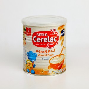 سرلاک گندم و میوه نستله Nestlé Cerelac Wheat & Fruits With Milk