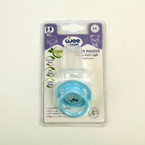 پستانک نوزاد وی‌کر Wee Care مدل 0–6 ماه (طرح پسرانه)