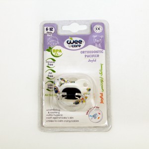 پستانک ارتودنسی وی‌کر Wee Care Orthodontic Pacifier مدل Joyful (۶ تا ۱۲ ماه)