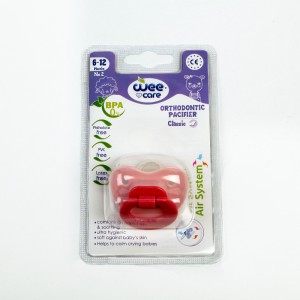 پستانک ارتودنتیک وی‌کر (Wee Care) مدل Classic – سایز 2 مخصوص نوزادان 6 تا 12 ماه