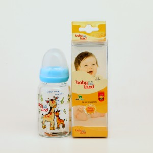 شیشه‌شیر بی‌بی‌لند Baby Land مدل 469 – طرح زرافه – 150 میلی‌لیتر – مناسب 0 تا 6 ماه