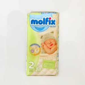 پوشک بچه مولفیکس Molfix سایز 2 (Small) – بسته 44 عددی