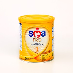 شیرخشک اس‌اِم‌ای پرو SMA PRO – مخصوص نوزادان از بدو تولد (400 گرم)