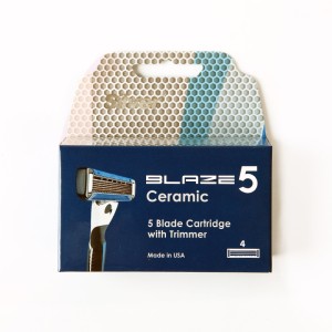 کارتریج تیغ اصلاح سیلور مدل Blaze 5 Ceramic – بسته ۴ عددی