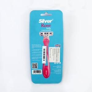 تیغ اصلاح زنانه سیلور مدل Rose Lady 3 – سه‌تیغه یک‌بارمصرف (تک عددی)