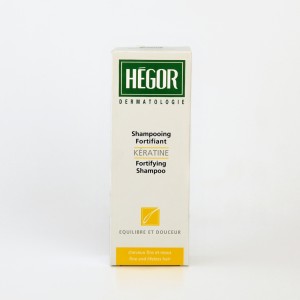 شامپو تقویت‌کننده کراتینه هگور – مناسب موهای نازک، ضعیف و بی‌جان