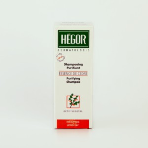 شامپو پاک‌کننده هگور با عصاره سرو (Essence de Cèdre) – مناسب موهای چرب