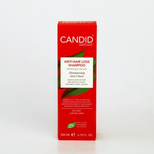 شامپو ضدریزش کندید (Candid Anti-Hair Loss Shampoo) – مناسب موهای چرب با کافئین کپسوله و ترکیبات تقویت‌کننده رشد