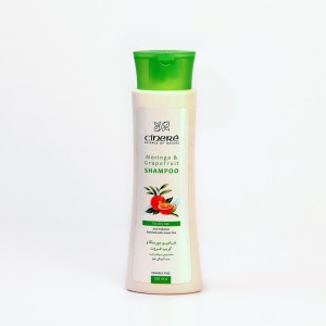 شامپو مورینگا و گریپ‌فروت سینره مخصوص موهای چرب – ضد آلودگی و تنظیم‌کننده چربی – 250 میل