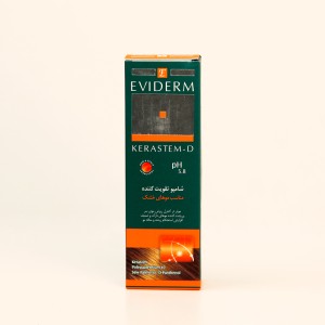 شامپو تقویت‌کننده اویدرم مدل KERASTEM-D مخصوص موهای خشک – تنظیم pH و افزایش استحکام مو