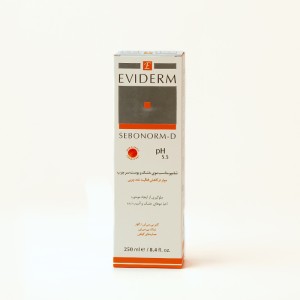 شامپو کنترل‌کننده چربی و تقویت‌کننده اویدرم مدل Sebonorm-D (Eviderm Sebonorm-D Shampoo for Dry Hair & Oily Scalp)