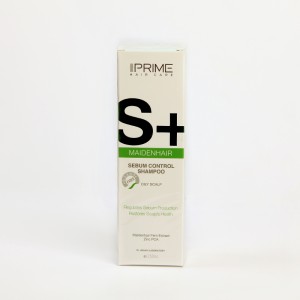 شامپو کنترل‌کننده چربی پرایم S+ مدل Maidenhair مخصوص پوست سر چرب – 250 میل
