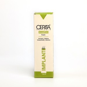 شامپو فوم سریتا مدل Implant مخصوص موهای کاشته شده – حاوی آمینکسیل و کافئین – 150 میل