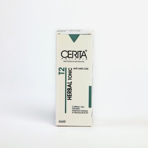 تونیک ضدریزش گیاهی سریتا مدل T2 حاوی کافئین و ساوپالمیتو – 60 میل