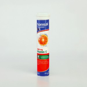 قرص جوشان ویتامین C 1000 هانسال (Hansal) – طعم پرتقال