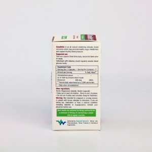 کپسول سینابتیک پلاس کرومیوم – تنظیم قند خون و متابولیسم چربی‌ها (۵۰ عددی)