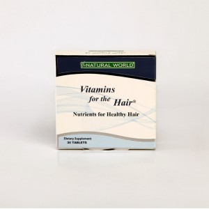 قرص ویتامین‌های تقویتی مو نچرال ورلد – تقویت رشد، جلوگیری از ریزش و افزایش ضخامت مو (۳۰ عددی)