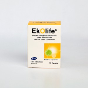 قرص اکولایف رازک – تقویت و رشد مو و ناخن | EkOlife Razak 60 Tablets