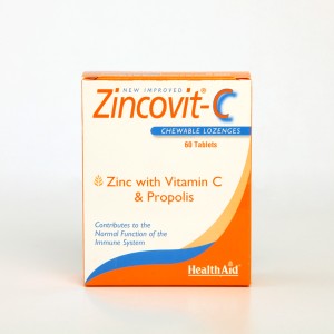 قرص مکیدنی زینکوویت C هلث‌اید (Zincovit-C)