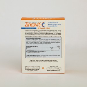 قرص مکیدنی زینکوویت C هلث‌اید (Zincovit-C)