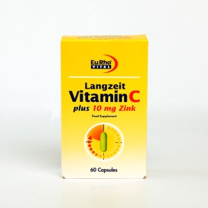 کپسول ویتامین C  پلاس زینک ۱۰ میلی‌گرم یوروویتال