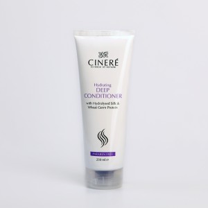 نرم‌کننده عمیق آبرسان مو سینره حاوی پروتئین ابریشم هیدرولیز شده و جوانه گندم 250 میلی‌لیتر