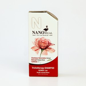 شامپو تریکوتراپی ضد ریزش مو نانوهیل (NanoHeal) مخصوص بانوان 250 میلی‌لیتر