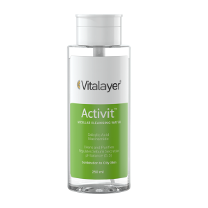 میسلار واتر ویتالیر Activit مناسب پوست چرب و مختلط