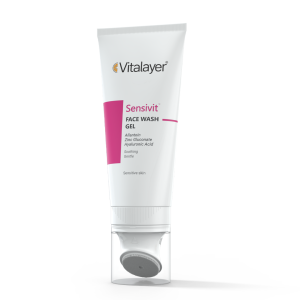 ژل شستشوی صورت Sensivit Face Wash Gel ویتالیر | پاک‌کننده ملایم پوست حساس