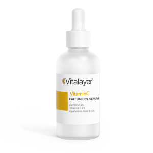 سرم دور چشم کافئین و ویتامین C ویتالیر Vitalayer Vitamin C Caffeine Eye Serum | رفع پف و تیرگی دور چشم