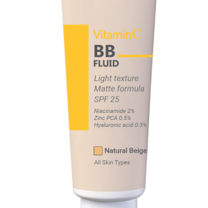 بی بی کرم ویتامین C ویتالیر Vitalayer رنگ Natural Beige حجم 40 میل | فلوئید BB مات با SPF 25