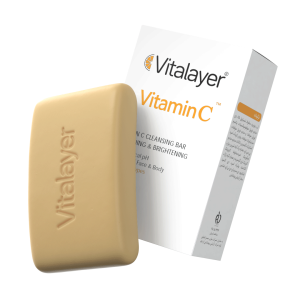 پن شستشوی صورت و بدن ویتامین C ویتالیر Vitalayer | شوینده روشن‌کننده و غیرصابونی