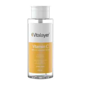 میسلار واتر ویتامین C ویتالیر Vitalayer حجم 250 میل | پاک‌کننده آرایش و روشن‌کننده پوست