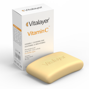 پن شستشوی صورت و بدن ویتامین C ویتالیر Vitalayer | شوینده روشن‌کننده و فاقد صابون