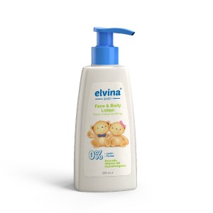 لوسیون بدن کودک الوینا Elvina Baby Body Lotion | آبرسانی و نرم کردن پوست کودک