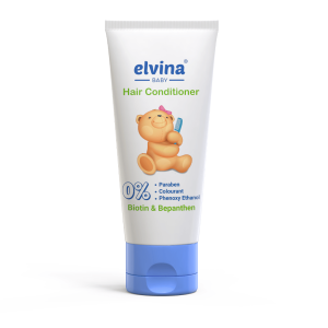 نرم کننده موی سر کودک الوینا Elvina Baby Hair Conditioner | نرم کردن مو و کاهش گره‌خوردگی موی کودک