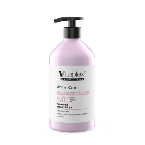 شامپو مناسب موهای خشک و فر ویتاپلکس Vitaplex Shampoo For Dry & Curly Hair | پاکسازی ملایم و کمک به حفظ رطوبت موهای خشک و فر