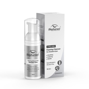فوم پاک کننده آرایش چشم و پوست حساس بلفامد Blephamed Sensitive Eye & Skin Cleansing Foam | پاکسازی ملایم آرایش و آلودگی از چشم و پوست حساس