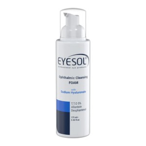 فوم شستشوی پلک و مژه آیسول EYESOL Eyelid & Eyelash Cleansing Foam | پاکسازی سبک و ملایم پلک و مژه با بافت فومی