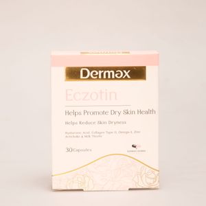 کپسول اگزوتین درمکس Dermax Eczotin | مکمل سلامت پوست خشک، آبرسان و تقویت سد دفاعی پوست