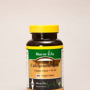 قرص کلسیژنوم گلد نورم لایف Norm Life Calcigenom Gold | کلسیم سیترات و ویتامین D3 برای سلامت استخوان
