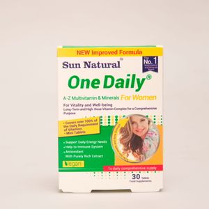 قرص One Daily For Women سان نچرال | مولتی ویتامین و مینرال کامل بانوان