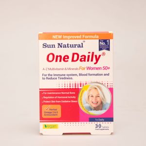 قرص One Daily For Women 50+ سان نچرال | مولتی ویتامین کامل بانوان بالای ۵۰ سال