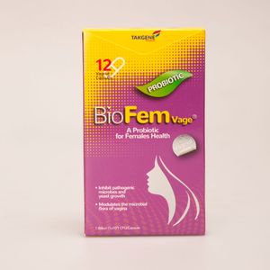 کپسول واژینال بیوفم واژ تک ژن فارما | BioFem Vage پروبیوتیک سلامت بانوان 12 عددی