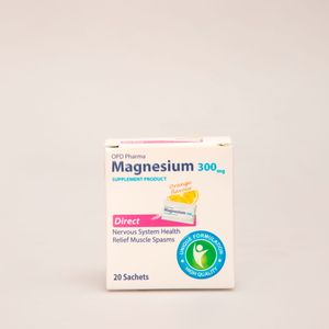 ساشه منیزیم 300 میلی‌گرم دایرکت OPD Pharma | Magnesium 300 Direct پرتقالی