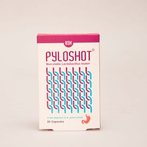 کپسول Pyloshot | مکمل کمک‌کننده به کنترل هلیکوباکتر پیلوری و سلامت معده