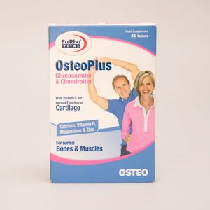 قرص OsteoPlus یوروویتال | گلوکزامین و کندرویتین برای سلامت مفاصل، غضروف و استخوان