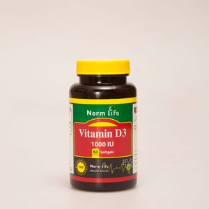 سافت ژل ویتامین D3 1000 IU نورم لایف | خرید Vitamin D3 Norm Life 1000
